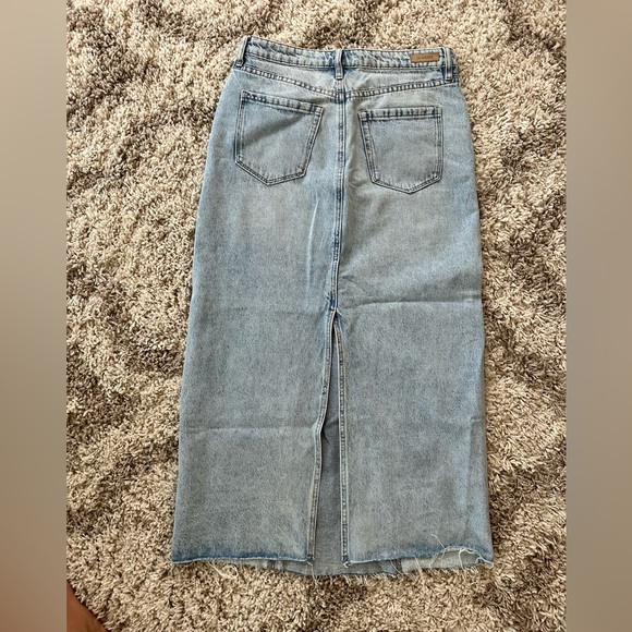 BLANKNYC Patchwork Denim Maxi Skirt - Picture 3 of 5